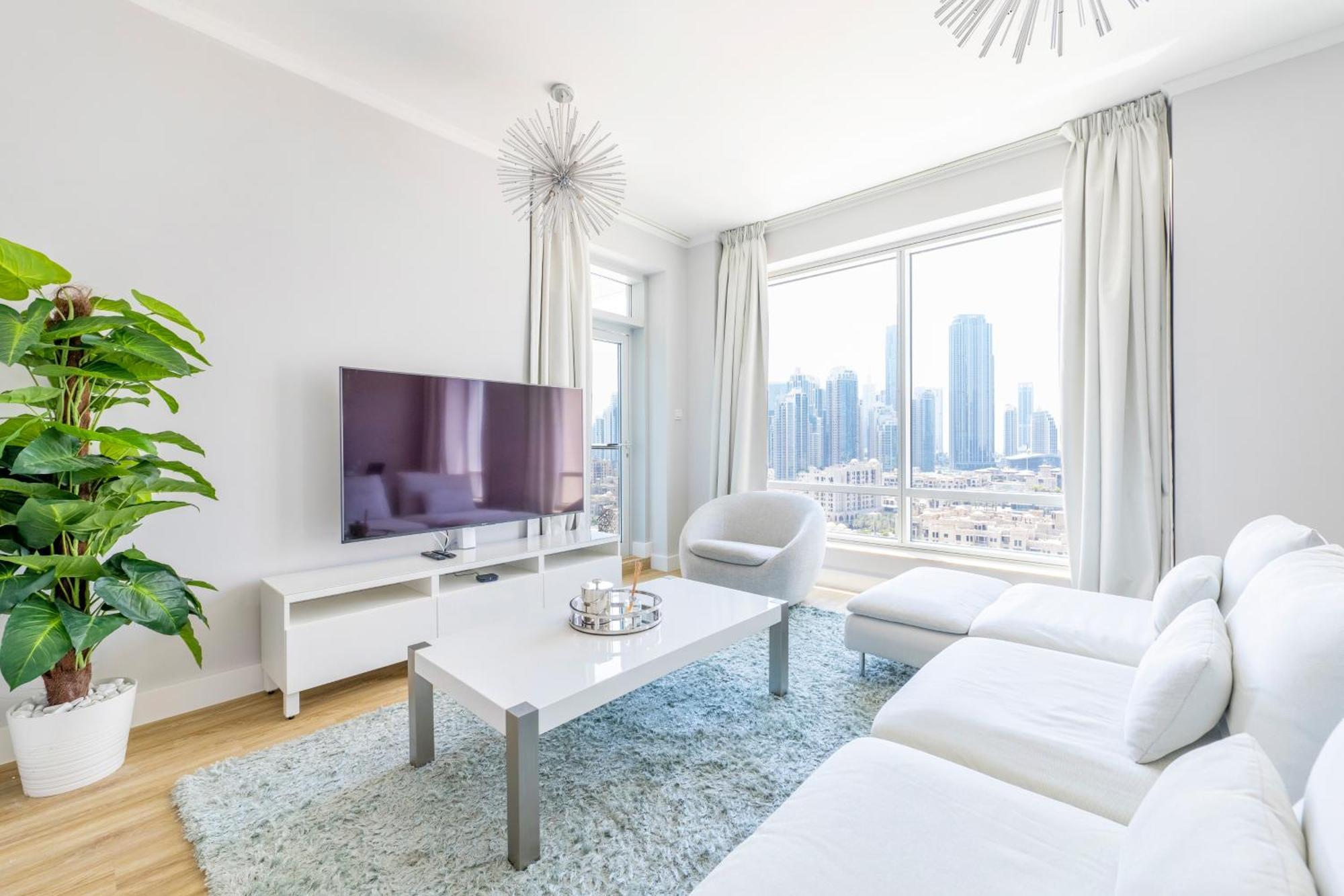 Luxury Downtown 2br - 5 Min To Fountain - Full Burj Khalifa View Appartement *